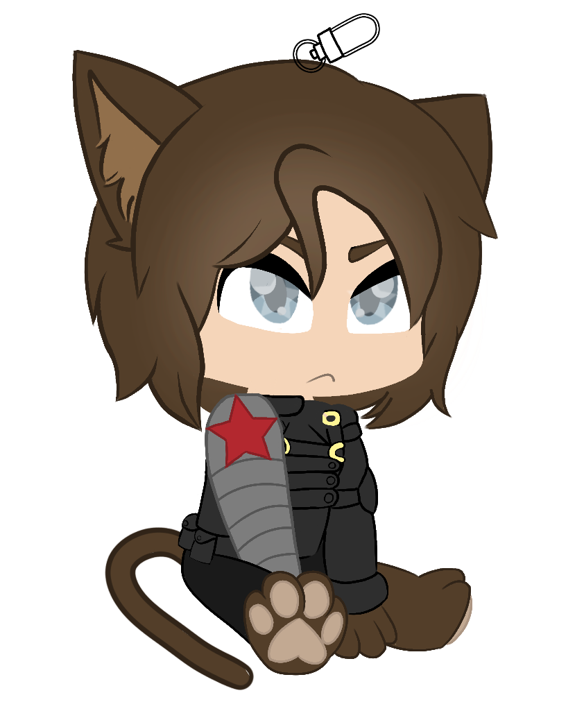 ( PRE ORDER ) Holographic Acrylic Bucky Barnes Charm