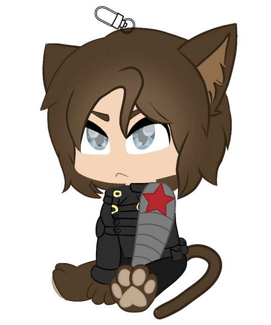 ( PRE ORDER ) Holographic Acrylic Bucky Barnes Charm
